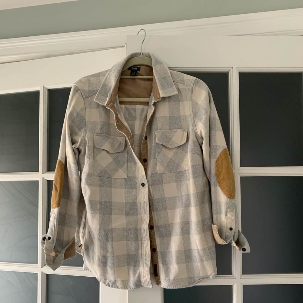 Roots plaid button down